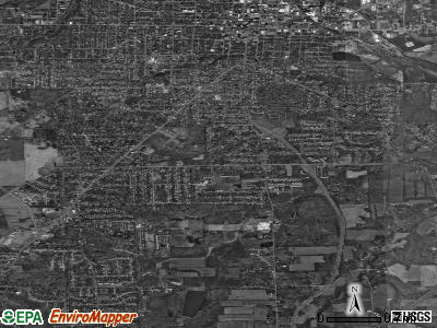 Zip code 44907 satellite photo by USGS
