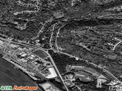 Zip code 45001 satellite photo by USGS
