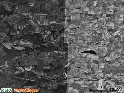 Zip code 05257 satellite photo by USGS