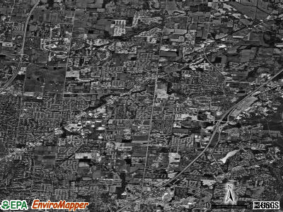 Zip code 45040 satellite photo by USGS