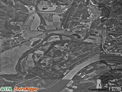 Zip code 45052 satellite photo by USGS