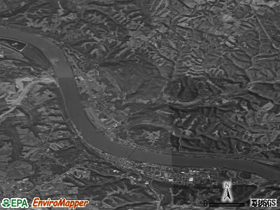 Zip code 45101 satellite photo by USGS