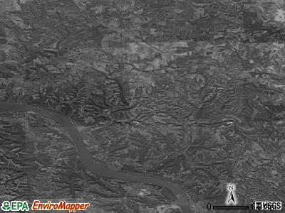 Zip code 45167 satellite photo by USGS
