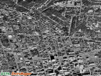 Zip code 45210 satellite photo by USGS
