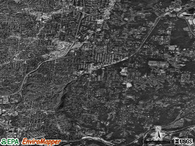 Zip code 45243 satellite photo by USGS