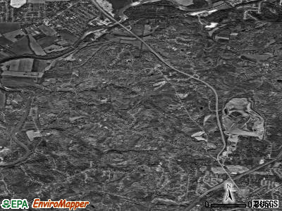 Zip code 45252 satellite photo by USGS