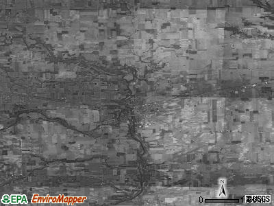 Zip code 45318 satellite photo by USGS