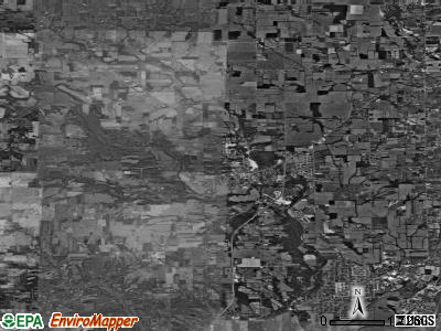 Zip code 45327 satellite photo by USGS