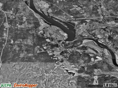 Zip code 05354 satellite photo by USGS
