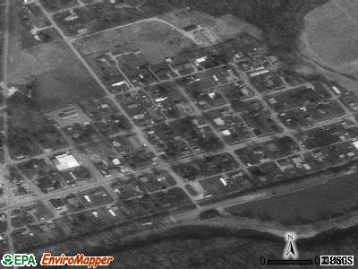 Zip code 45360 satellite photo by USGS