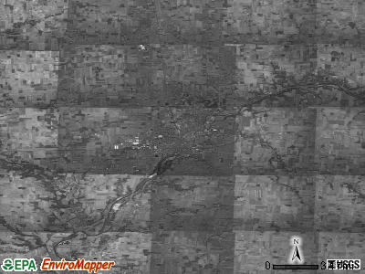 Zip code 45365 satellite photo by USGS