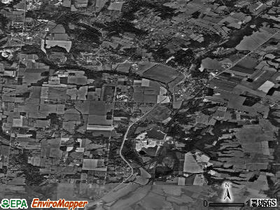Zip code 45370 satellite photo by USGS