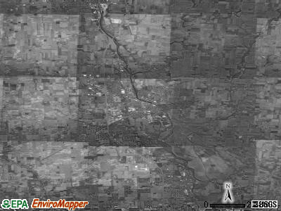 Zip code 45373 satellite photo by USGS