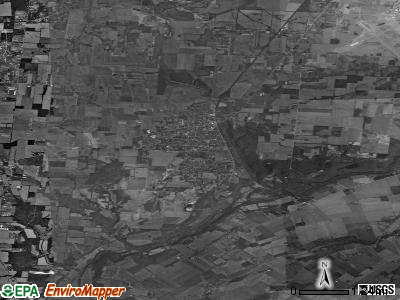 Zip code 45387 satellite photo by USGS