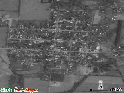 Zip code 45389 satellite photo by USGS