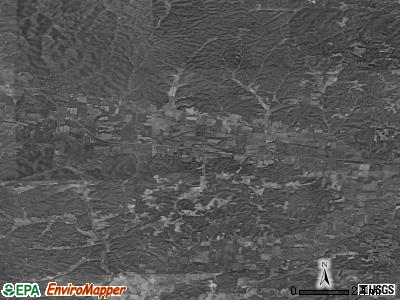 Zip code 45613 satellite photo by USGS
