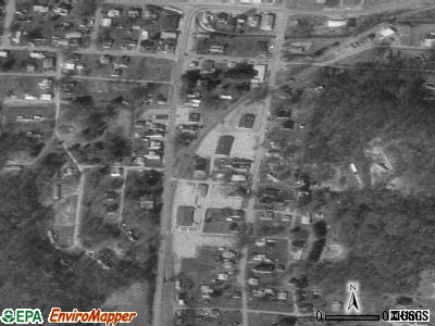 Zip code 45621 satellite photo by USGS