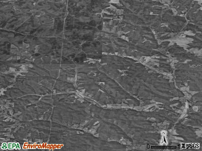 Zip code 45622 satellite photo by USGS