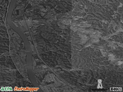 Zip code 45629 satellite photo by USGS