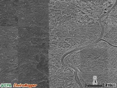 Zip code 45631 satellite photo by USGS
