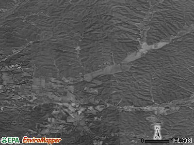 Zip code 45647 satellite photo by USGS