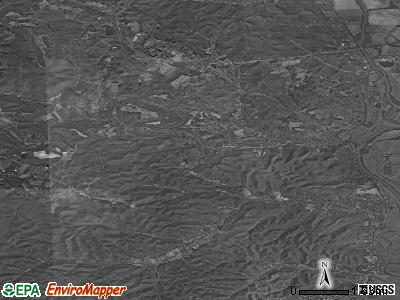 Zip code 45652 satellite photo by USGS