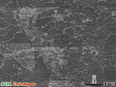 Zip code 45653 satellite photo by USGS