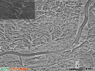 Zip code 45669 satellite photo by USGS