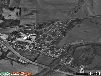 Zip code 45673 satellite photo by USGS