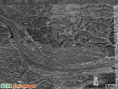 Zip code 45680 satellite photo by USGS