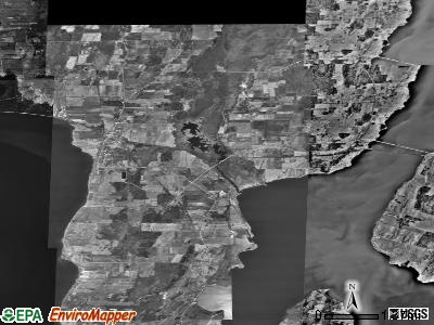 Zip code 05440 satellite photo by USGS