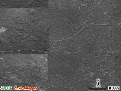 Zip code 45695 satellite photo by USGS
