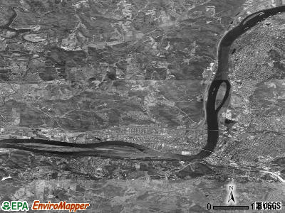 Zip code 45714 satellite photo by USGS