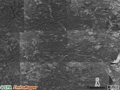 Zip code 45723 satellite photo by USGS