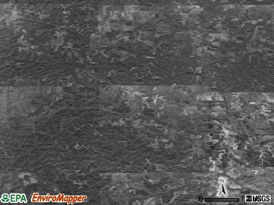 Zip code 45724 satellite photo by USGS