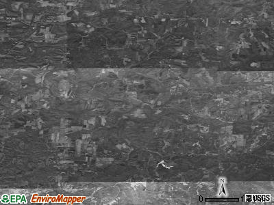 Zip code 45729 satellite photo by USGS