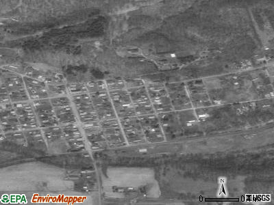 Zip code 45740 satellite photo by USGS
