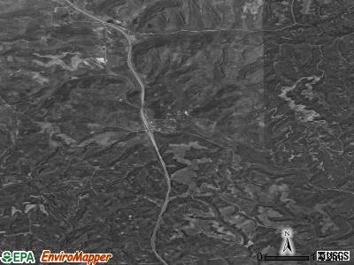 Zip code 45746 satellite photo by USGS