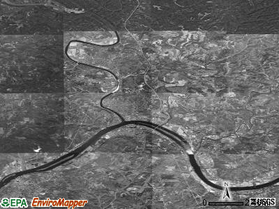Zip code 45750 satellite photo by USGS