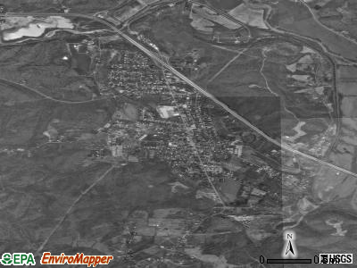 Zip code 45780 satellite photo by USGS