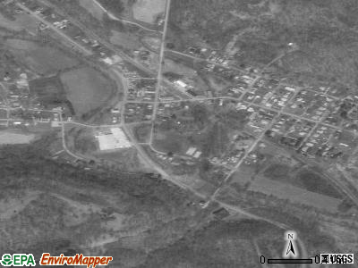 Zip code 45782 satellite photo by USGS