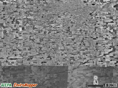 Zip code 45806 satellite photo by USGS