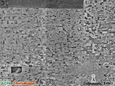 Zip code 45807 satellite photo by USGS
