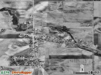 Zip code 45810 satellite photo by USGS