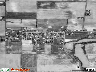 Zip code 45816 satellite photo by USGS