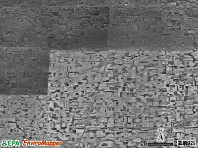 Zip code 45830 satellite photo by USGS