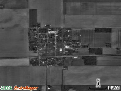 Zip code 45855 satellite photo by USGS