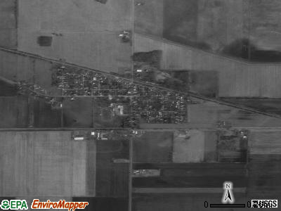 Zip code 45859 satellite photo by USGS