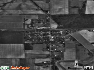 Zip code 45861 satellite photo by USGS