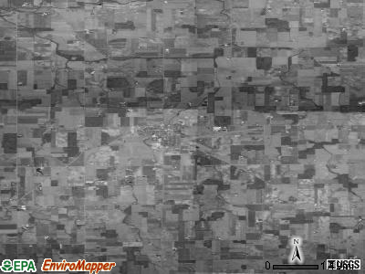 Zip code 45871 satellite photo by USGS
